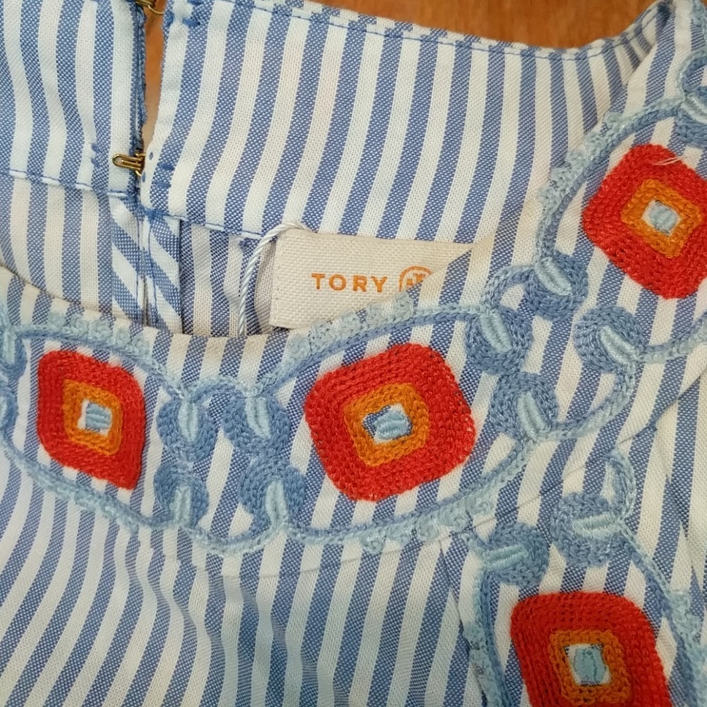 Tory Burch Leyla Tank Top Striped Blouse - Picture 4 of 7